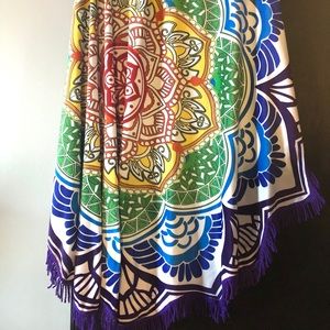 Round Mandela Blanket